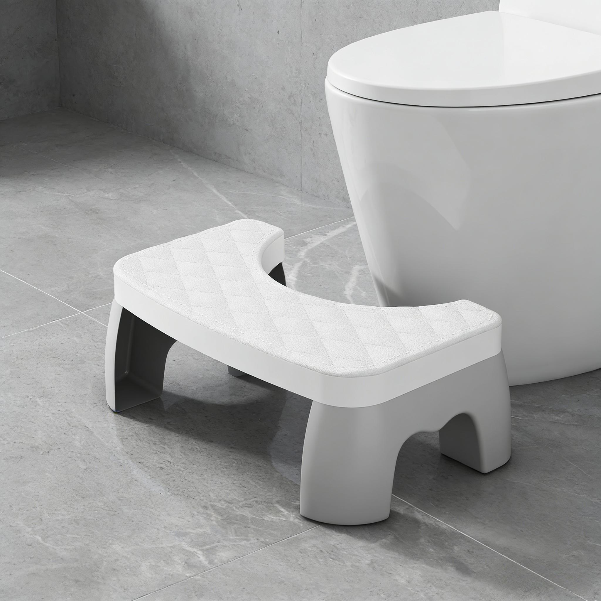 Say goodbye to numb legs from prolonged squatting. Featuring rhombus anti-slip surface texture and a thickened, stable base, this stool bears weight steadily even in slippery bathrooms, ensuring safe use for the elderly and children alike.