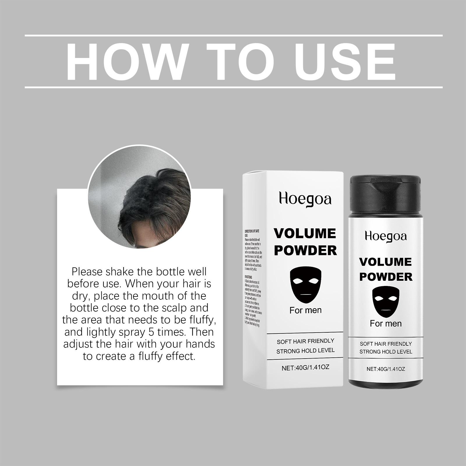 1 Bottle / 2 Bottles Volumizing Styling Hair Powder Texturizing Powder Hair Thickening Powder Gentle Ingredients No-Rinse, Adds Volume, Controls Oil, Fresh and Long-Lasting Styling Hair Powder Styling Texture Powder Texturizing Volumizing Product