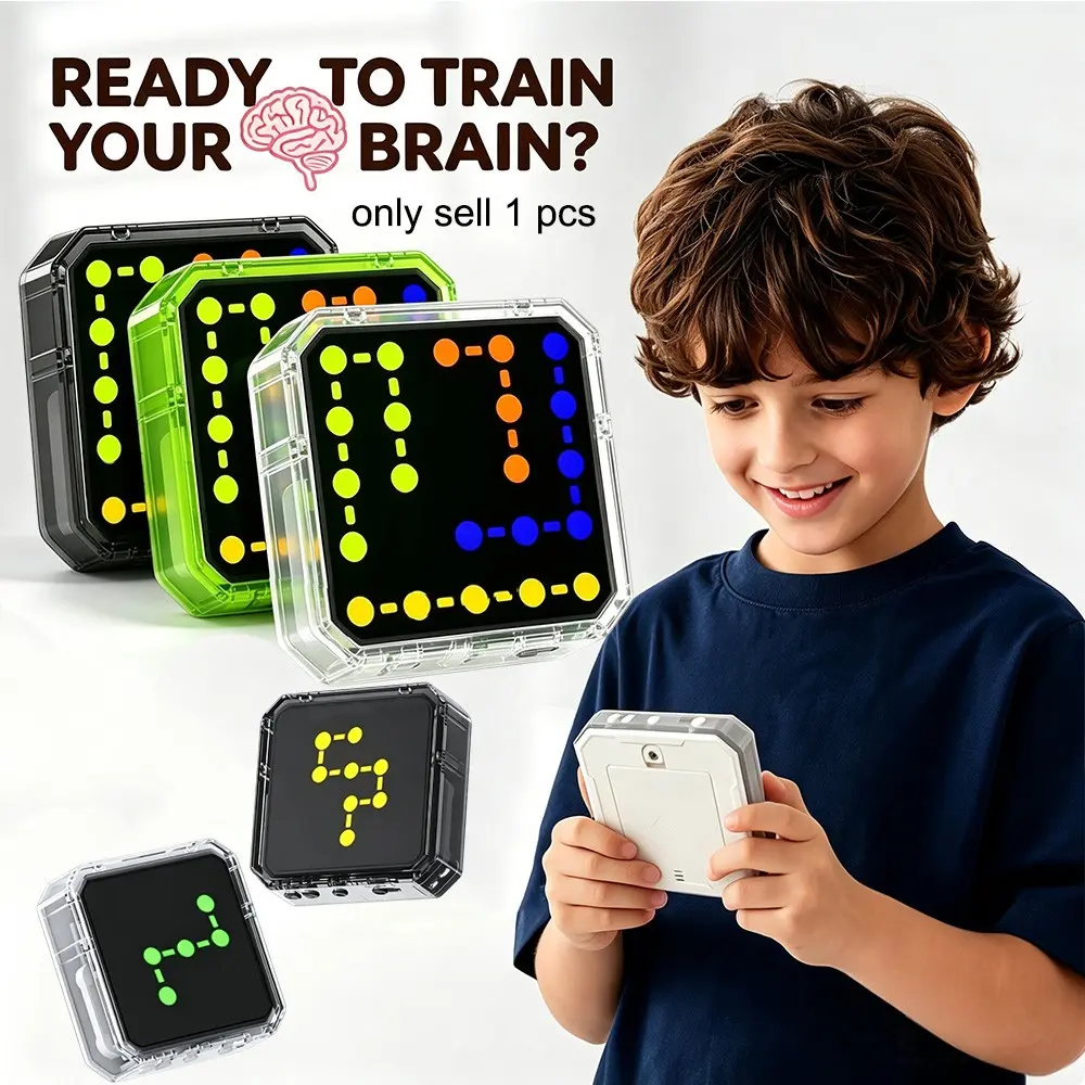 Electric Handheld Games Brains Teaser Toys, Interactive Smart Toy, Stress Relief Fun Family Party Game, Portable Travel Gift