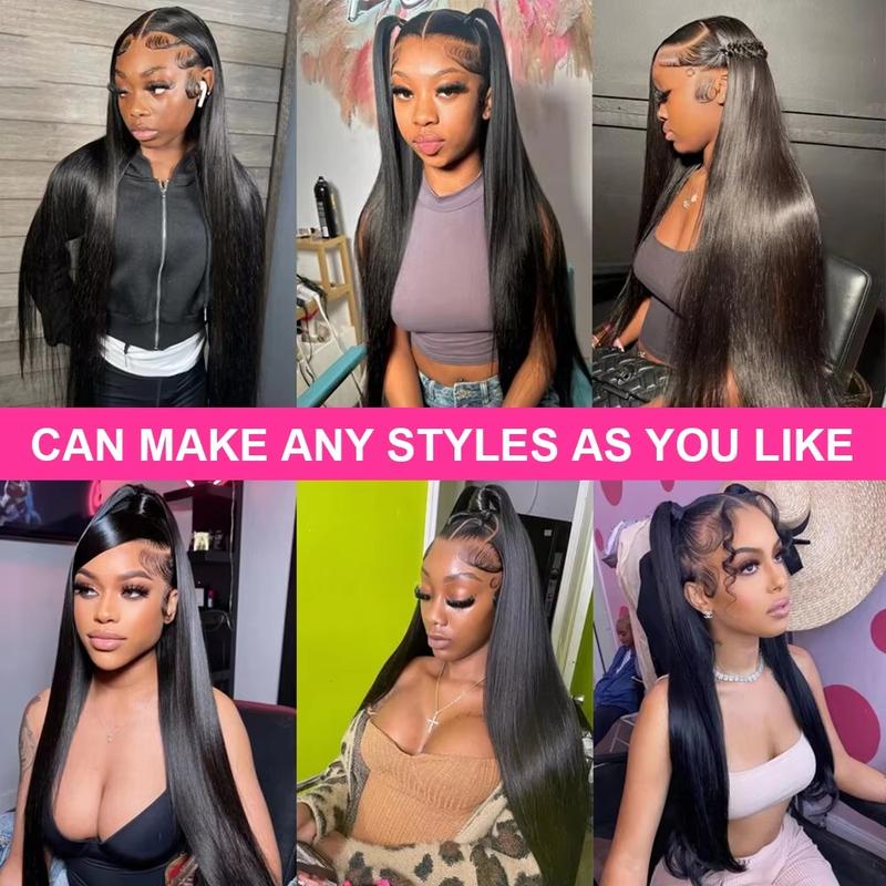 30 36 Inch Bone Straight Lace Front Wigs Human Hair 13x6 HD Lace Frontal Wig Brazilian Remy 13x4 Straight Lace Front Wigs For Wome