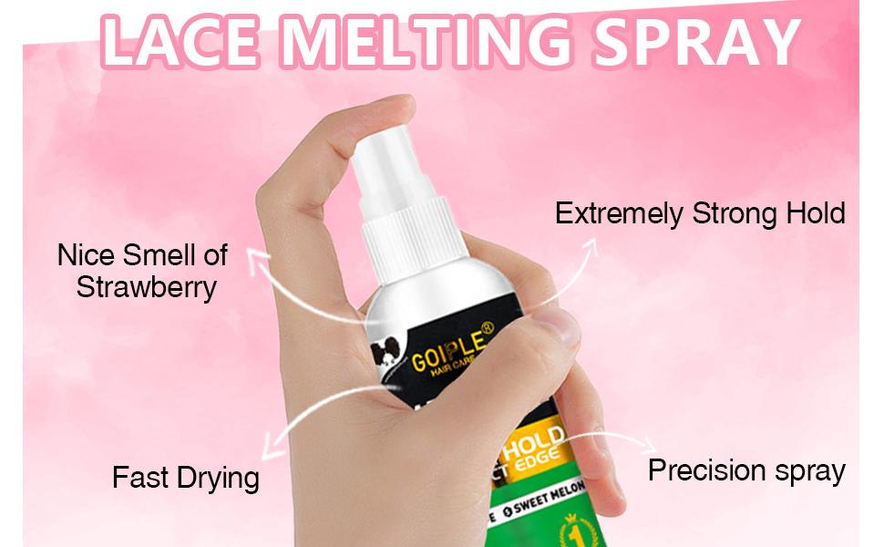 【Spring Glow-Up】Lace Front Wig Glue Kit - 9 Count Set with Glue, Remover, Wig Caps, Edge Control, Hair Wax Stick, and Edge Brush Gel Brazilian Weave