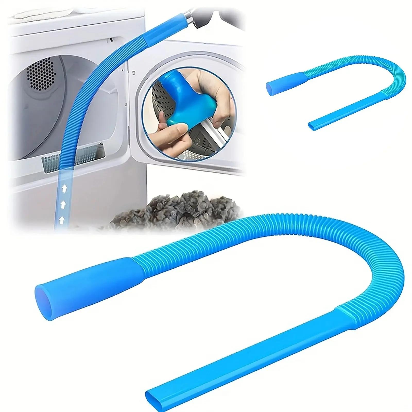 Dryer Vent Cleaning Kit with Adjustable Universal Adapter, Dryer Lint Vacuum Attachment, Blue Home Cleaning Tool, Essential Appliance Care