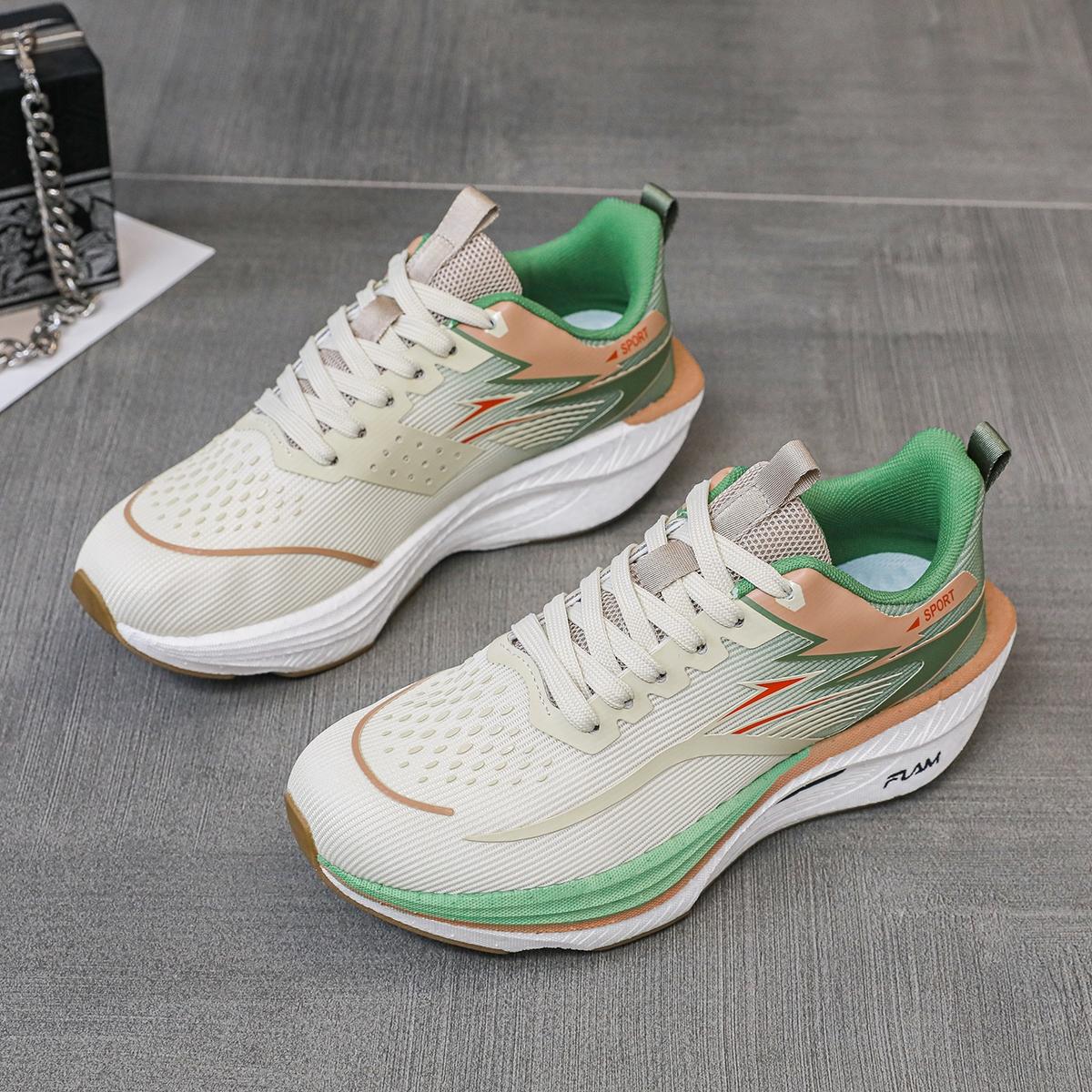 Unisex Spring New Casual Athletic Workout Sneakers Summershoes Comfortable Soft Lightweight Running Thick Sole, Ideal for Men Indoor Gymshoes Outdoor Running Size 36-45