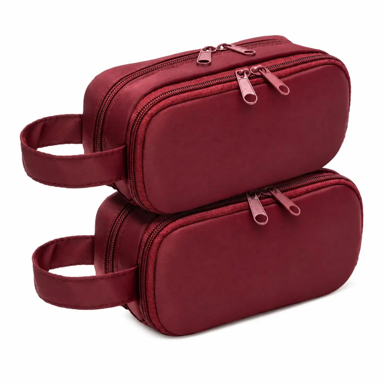 Minimalist Japanese-Inspired 3D Structured Pencil Case for Students and Professionals — Spacious Multi-Compartment Stationery Organizer with Durable Fabric, Smooth Zippers, and Compact Portable Design for Pens, Markers, Erasers, and Small Office Supplies