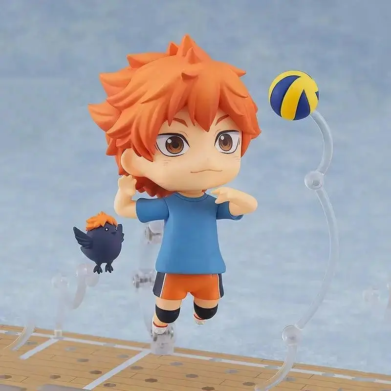 #2034 #2035 2pcs Haikyuu Hinata Shoyo Bokuto Kotaro Ace Mindset Posable Collectible Figurines Trendy Anime Model Home Display