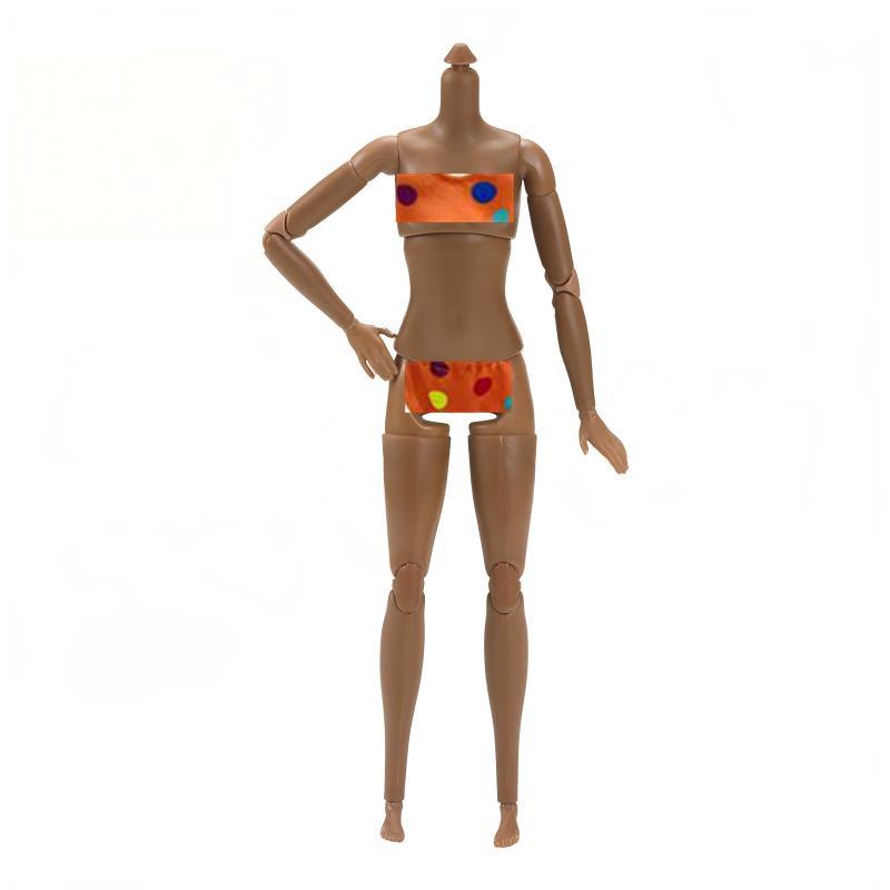 New 22-Joint Articulated Doll Body 11.5 Inches, DIY Toy Accessories, Unisex Puppet Parts, Creative Playset Component