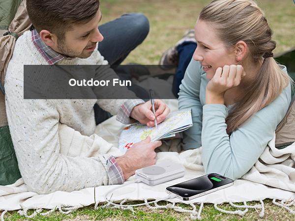 RORRY 3-in-1 Wireless Foldable Power Bank Stand 10,000mAh Power Bank for iPhone 16/15/14/13/12 Pro Max, Apple Watch Ultra Series 10/9/8/7/6/5/4, AirPods, Portable & Travel-Friendly   valentinesdaygiftideas