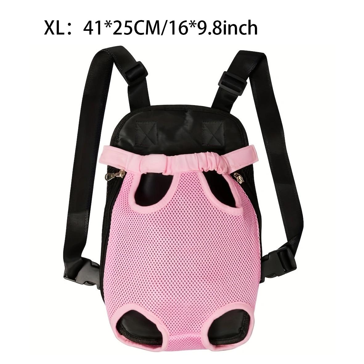 Pet backpack, suitable for cats and dogs, soft and durable small dog chest backpack, suitable for walking/hiking/camping/traveling