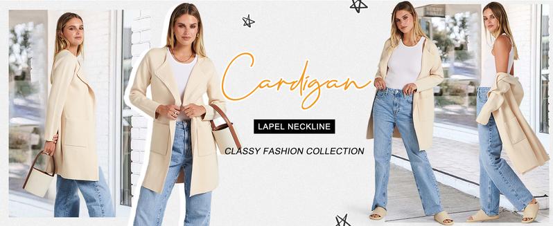 ANRABESS Women's Open Front Knit Lightweight Cardigan Casual Long Coatigan Sweater Lady Jacket Coat 2025 Fall Outerwear cardigan sweater
