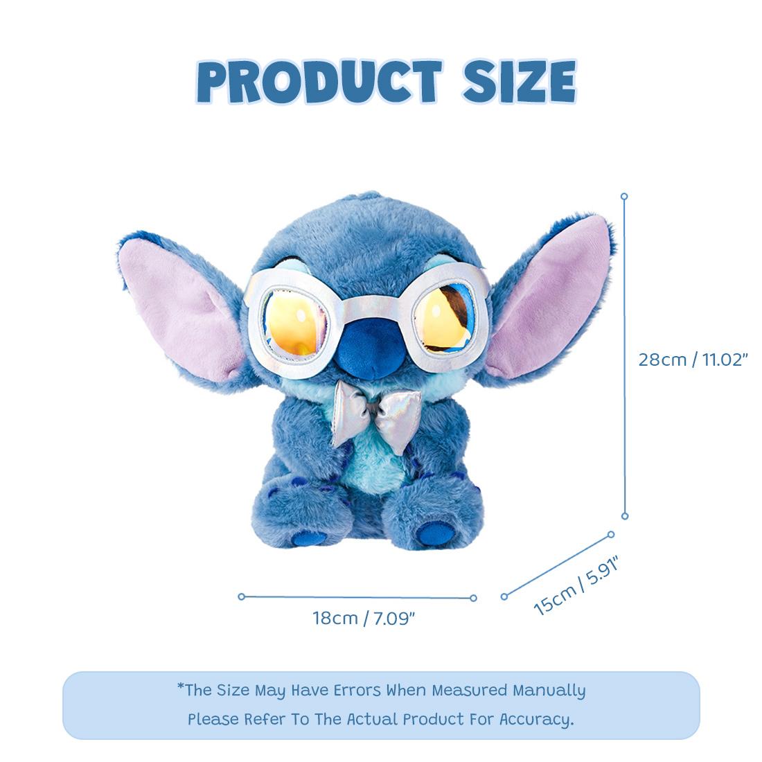 【Holiday Gift】Disney Stitch #11 Laser Series Sitting Plush - Glow in The Dark Collectible for Room Decor & Gifts!, Holiday & Holiday Haul