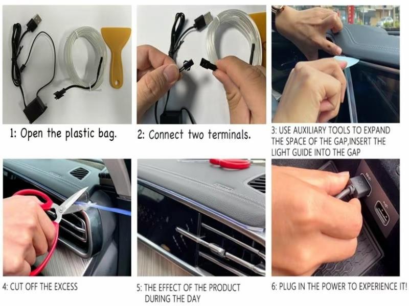 USB Powered Car Interior LED Light with Fuse Protection, Multiple Color Modes 5M Fiber Ambient Light, Car Interior Decorative Light, Create A Cool Ambiance In Your Car USB Powered Car Interior LED Light with Fuse Protection, Multiple Color Modes 5M Fiber Ambient Light, Car Interior Decorative Light, Create A Cool Ambiance In Your Car