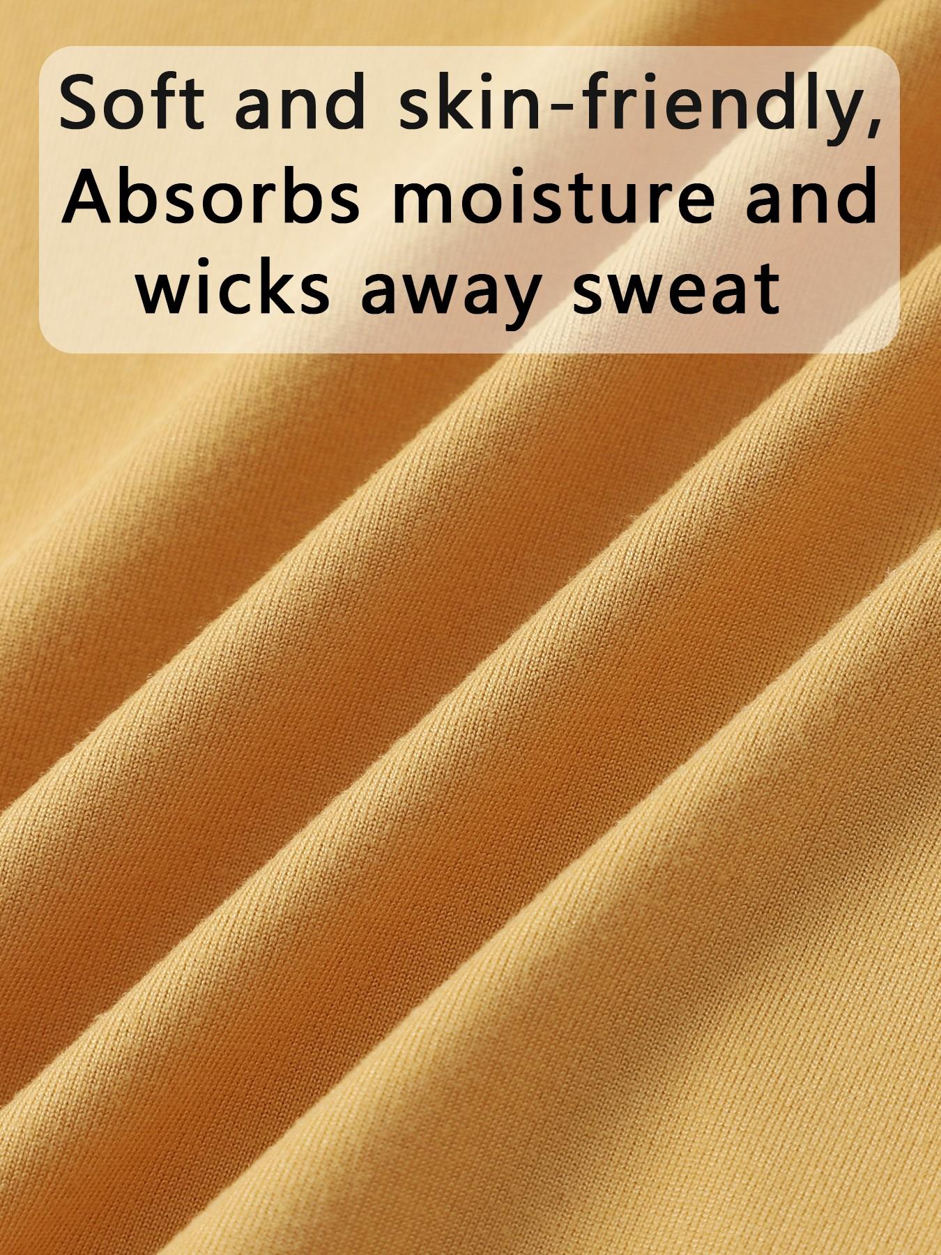 6-Pack Multi-Color Solid Men’s Polyester Boxer Briefs with Letter Waist, Stretchy Breathable Underwear for Daily Workout Comfort