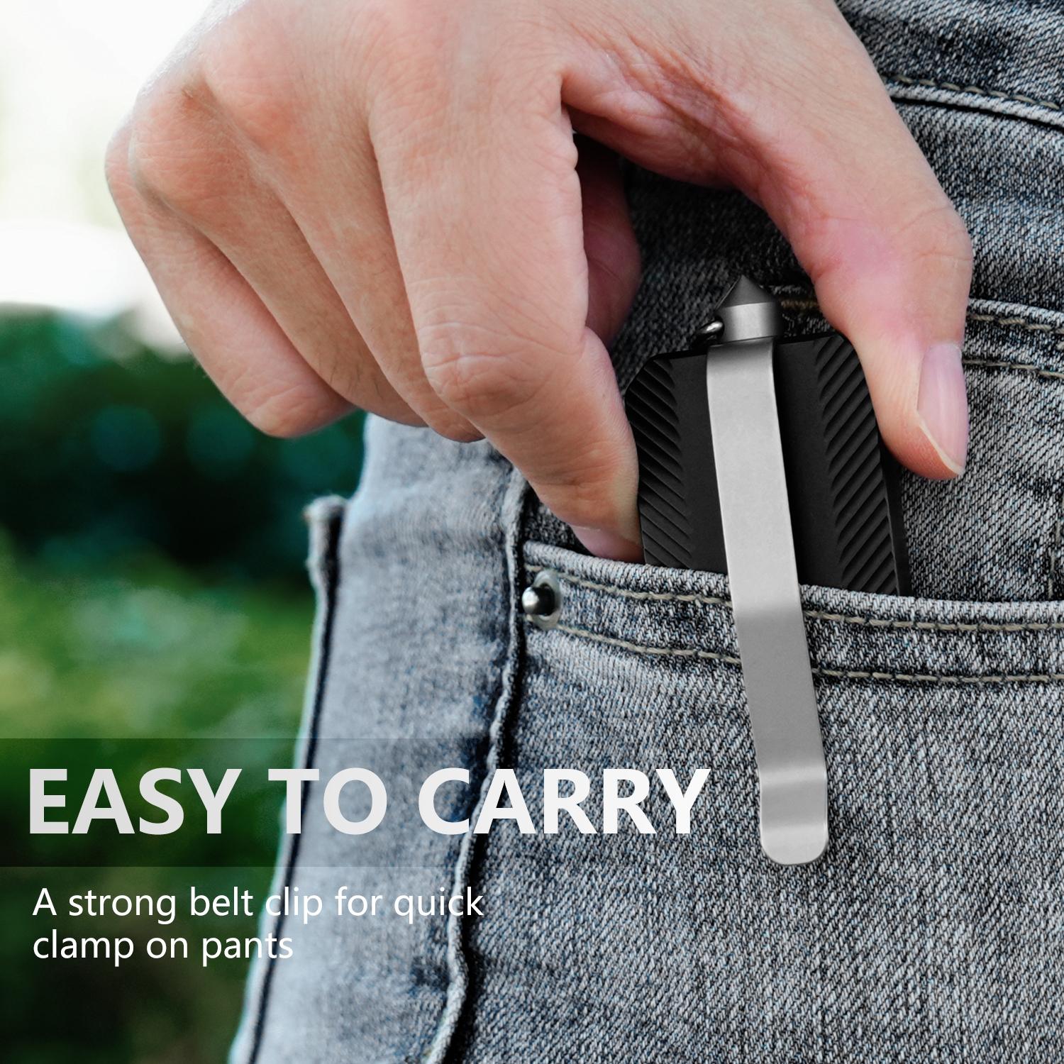 Aluminum Alloy Outdoor Knife Set, Craft Knife, Portable Knife, Window Breaker, Multi-Function Cutting Tool, Durable & Versatile, Outdoor Multifunctional Tools