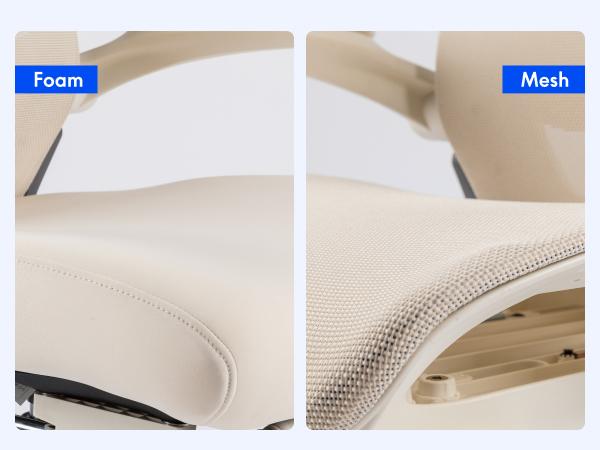 【TikTokShopBlackFriday】Foldex Ergonomic Office Chair, Folding Office Chair for Small Spaces with Lumbar Support, Foam/Mesh Seat，Flip-up Armrests, 3D Headrest, Desk Chairs with Footrest for Work,Video Game