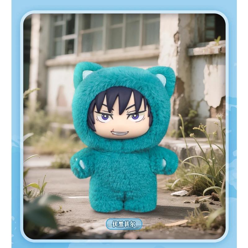 Original Jujutsu Kaisen 2 Cat Ear Plushie Series Blind Box Mystery Box Anime Figure Room Decoration Collection Kids Custom Gift