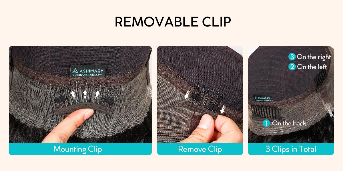 Glueless Newborn Hairline Invisi Strap 360 Skin Lace Frontal Kinky Straight Wig Pre-Everything Natural Look Human Hair Wig SpringStatements