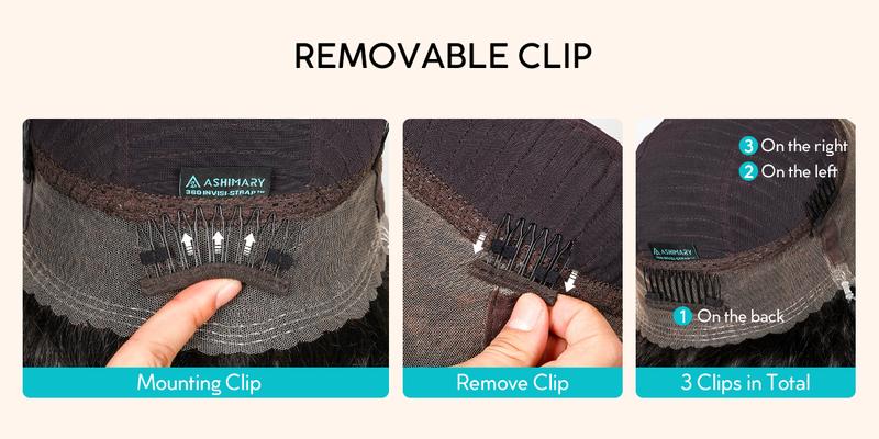 Glueless Newborn Hairline Invisi Strap 360 Skin Lace Frontal Kinky Straight Wig Pre-Everything Natural Look Human Hair Wig