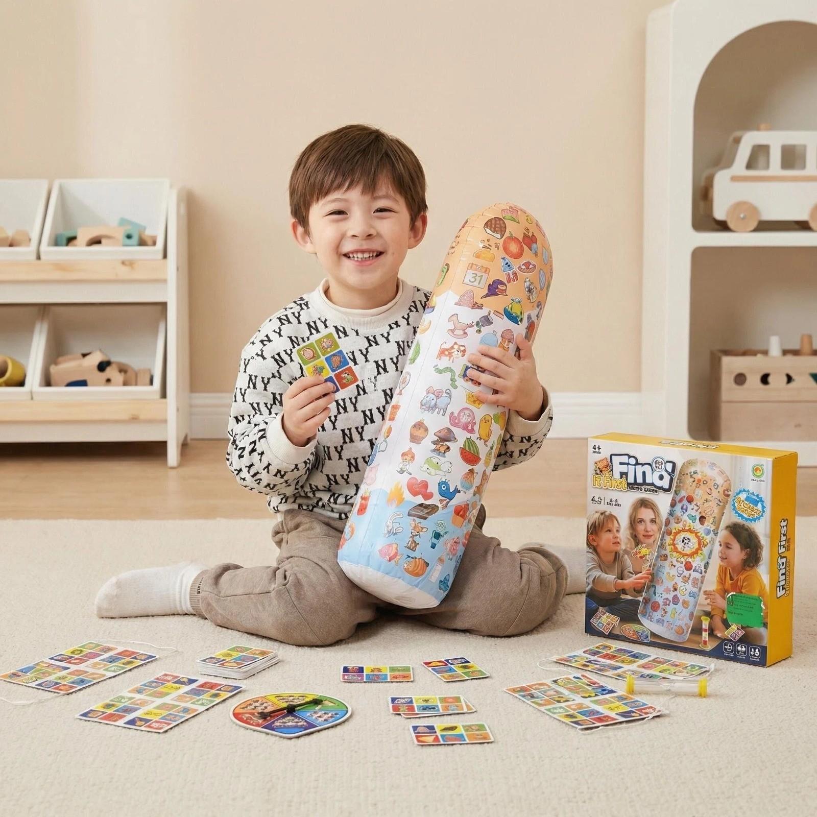 Children Treasure Hunt Party Game, Parent-Child Interactive Board Game, Logic Intelligence Training Toy, Suitable for 2-4 Players