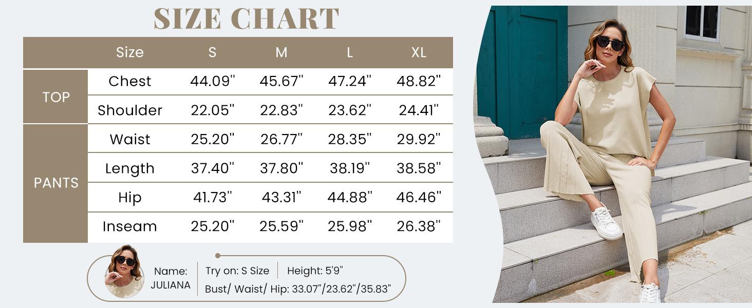 Yeokou Women's TikTokShopBlackFriday 2 Piece Outfits Sweater Set Knit Pullover Tops High Waisted Pants Lounge Set Sweatsuits