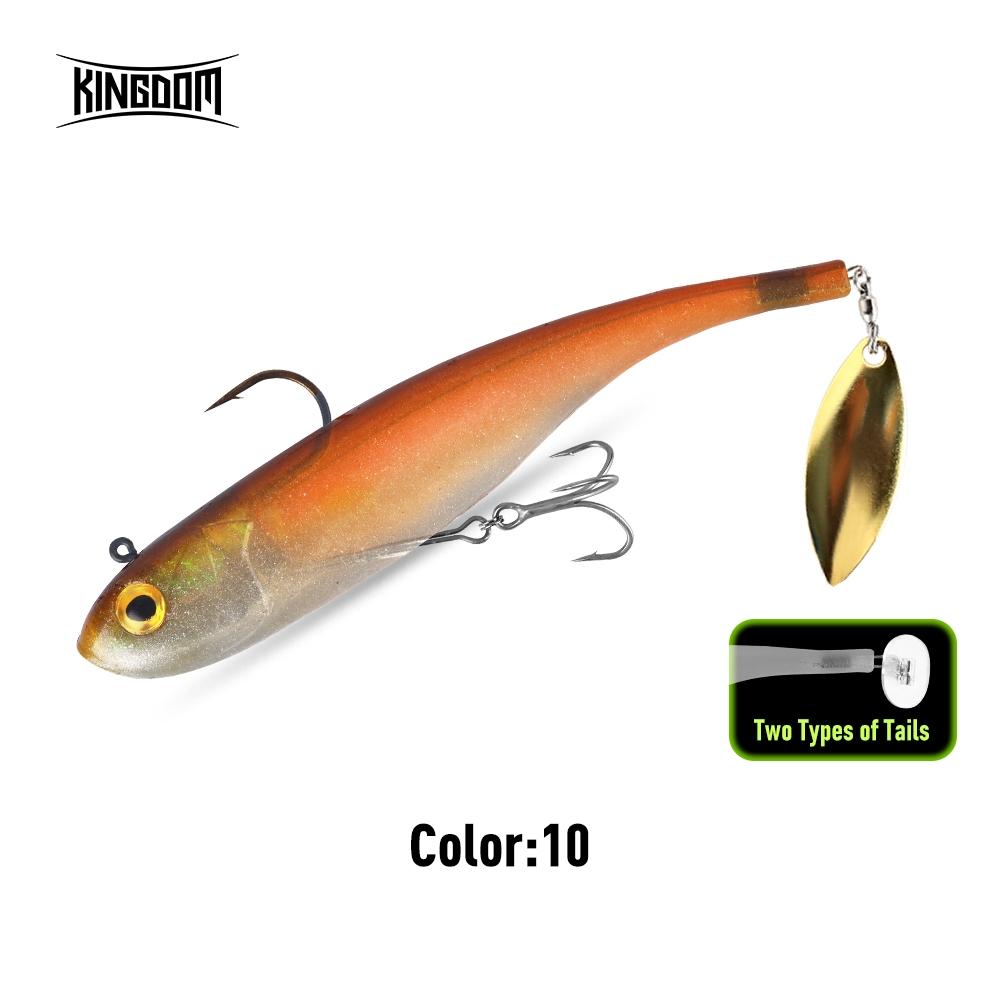 1pc Sinking Soft Bait with Replaceable Tail, Realistic Color Large Fishing Lure 47g/1.66oz 150mm/5.91in, Durable PVC Material Good Swimming Action Suitable For Bass, Trout, Pike For Fresh&Saltwater Fishing Fishing Lure Perfect Gift for Anglers