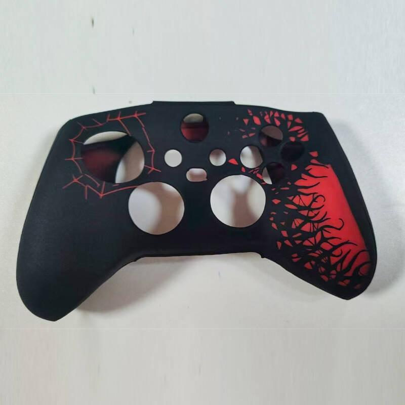 Xbox Series X Spider Silicone Case, Includes Two Joystick Caps and One Sticker, Protective Accessory Set for Xbox Controller