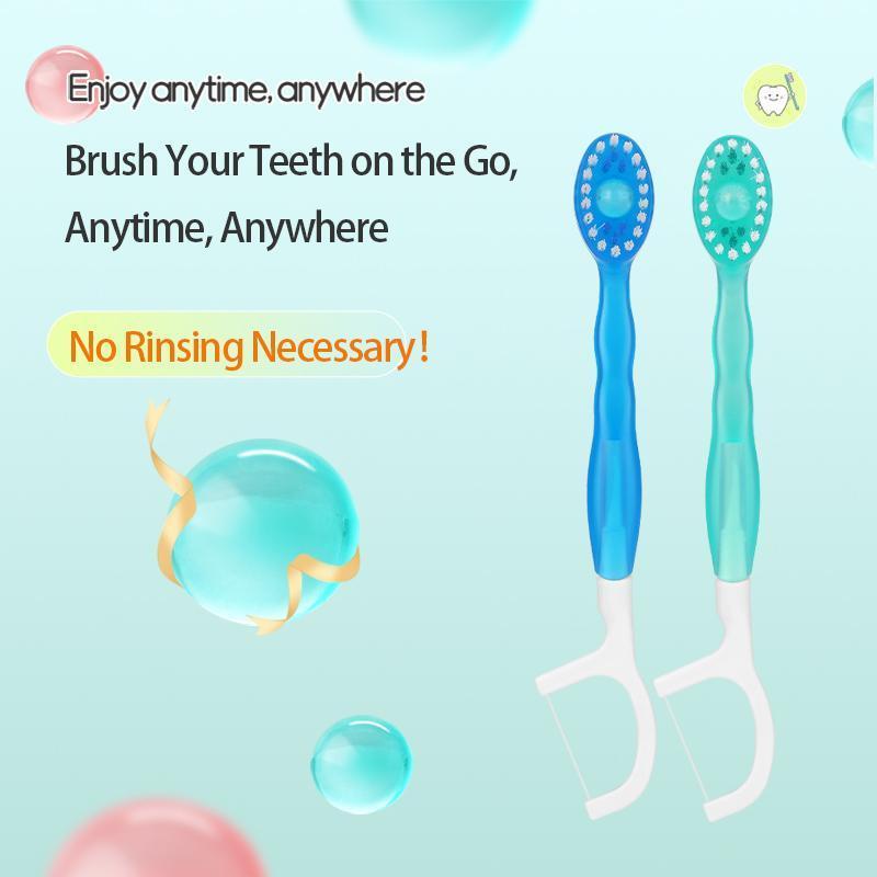 Disposable Toothbrush Set, Portable Mini Toothbrush with Toothpaste Storage Box, Oral Care Toothbrush for Home & Travel, Toothbrush Kit