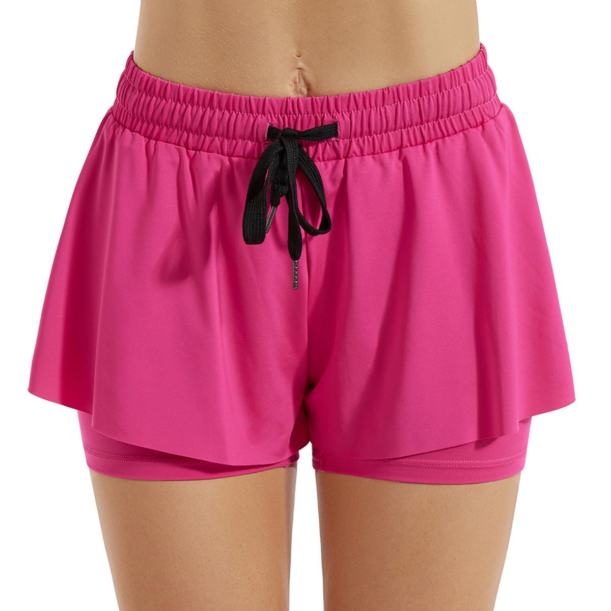 Women's High-Waisted 3-Inch Split Dolphin Athletic Shorts - Quick Dry, 4-Way Stretch, Breathable Mesh Liner, 2-in-1 Anti-Chafing, for Womens Fitness, Running Girl, Yoga Gym Outdoor Training Workout Outfit Inspo Activewear