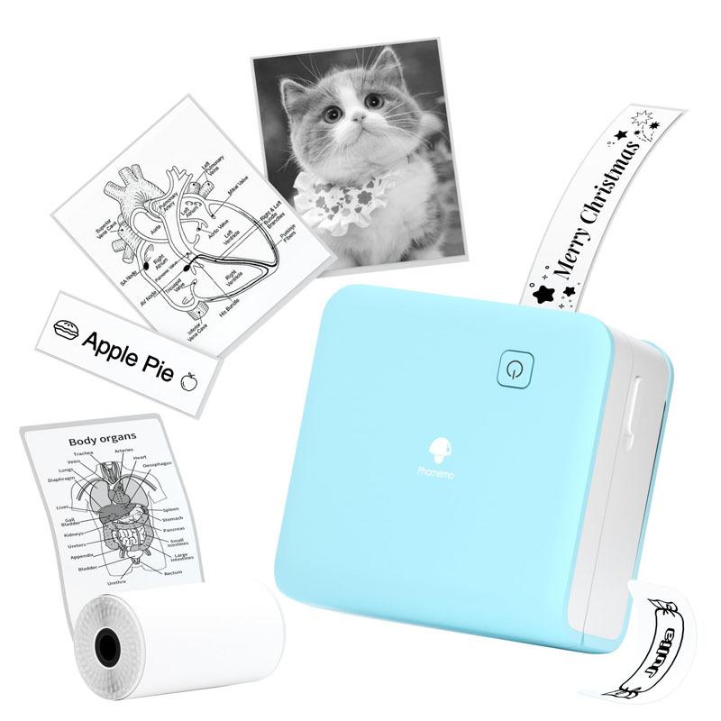 Portable Inkless Bluetooth Mini Thermal Printer for Students to Print Mistakes