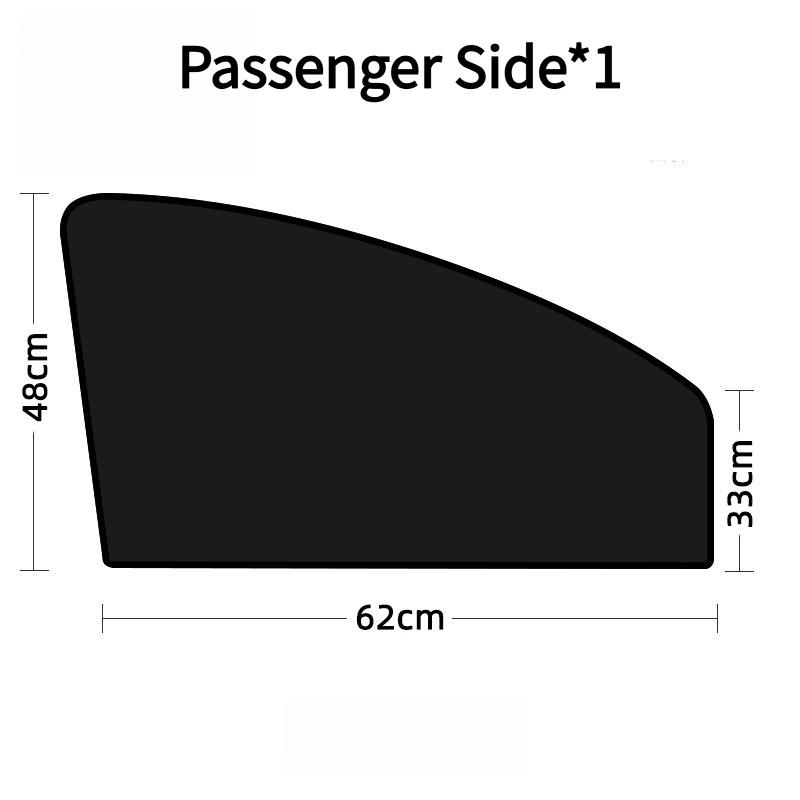 Magnetic Car Side Window Sun Shades for Summer Travel, Foldable UV Protection Car Sunshade, Heat Insulation Easy Install Sun Visor for Road Trip Camping-YY1