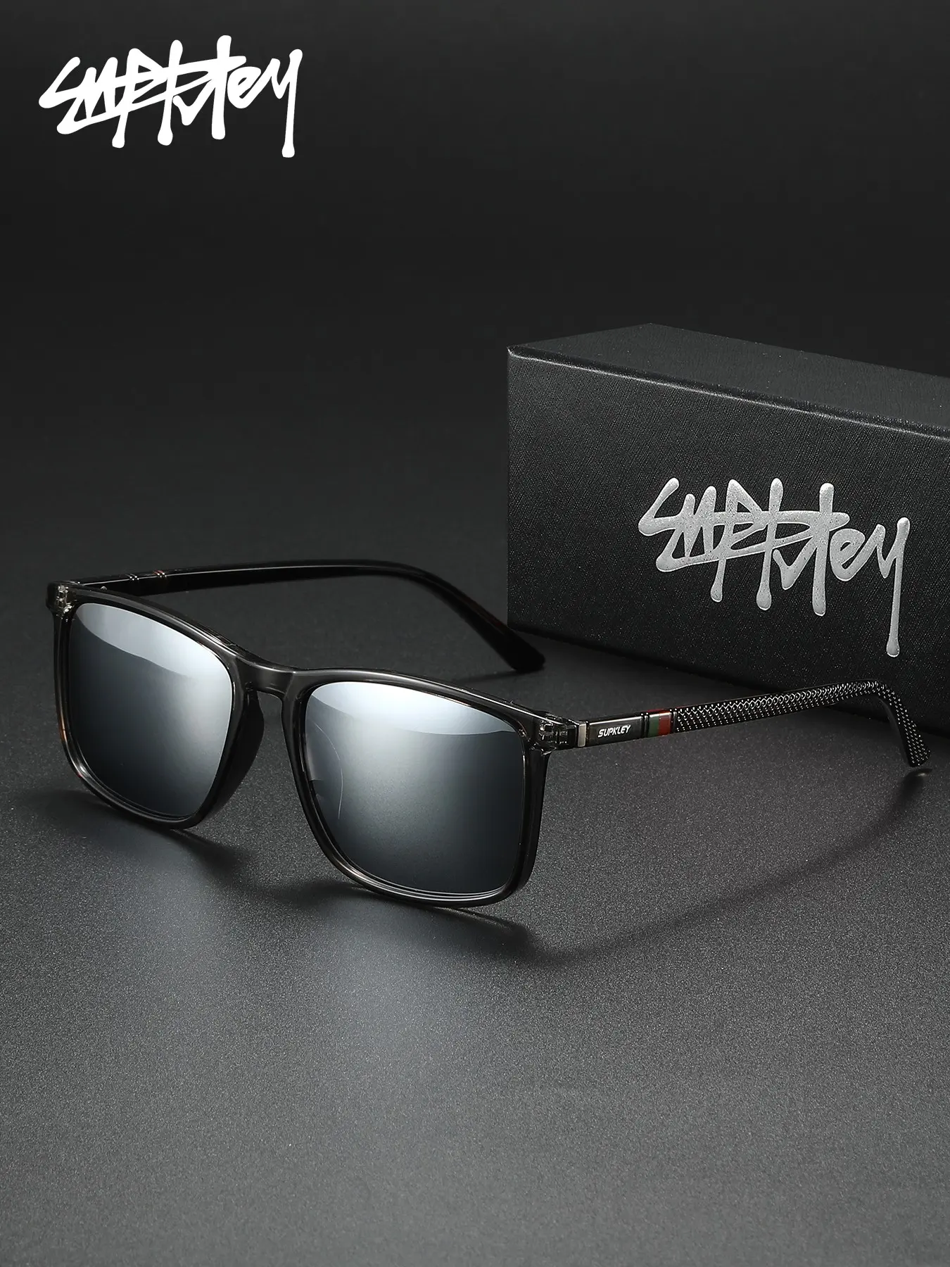 SUPKLEY Ultra Light And Comfortable Men'S Polarizing Sunglasses With Uv Protection, Lightweight Durable Sunglasses, Polarized Fishing Sunglasses, Fishing And Driving To Reduce Glare, Brand Packaging, Gift Items