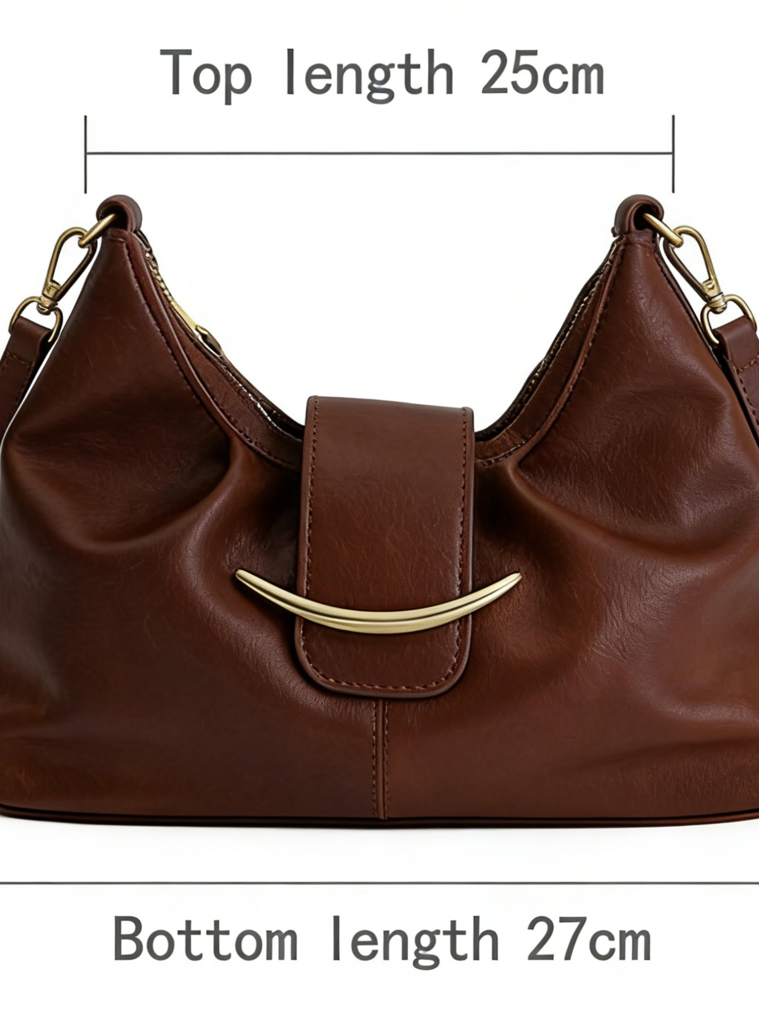 Vintage Simple Large Capacity Bag, Fashion Casual Shoulder Bag, Underarm Bag, New 2026 Women's Crossbody Tote Bag