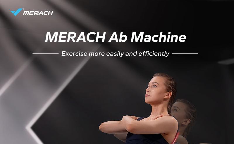 MERACH Multi-Functional Adjustable Ab Machine Workout Bench Sit Up Machine Push Up Exercise Chair for Home Gym