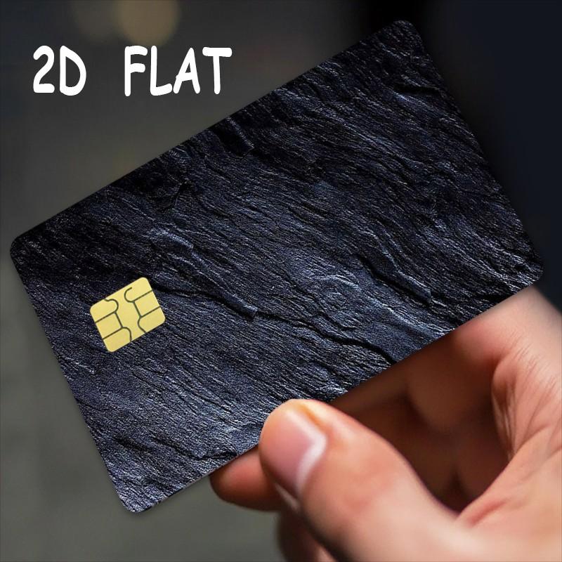 Ultra-Thin Waterproof Scratch-Resistant Credit Card Sticker, Customizable Bank Card Decal, Durable Adult Stickers, Marble Pattern Design