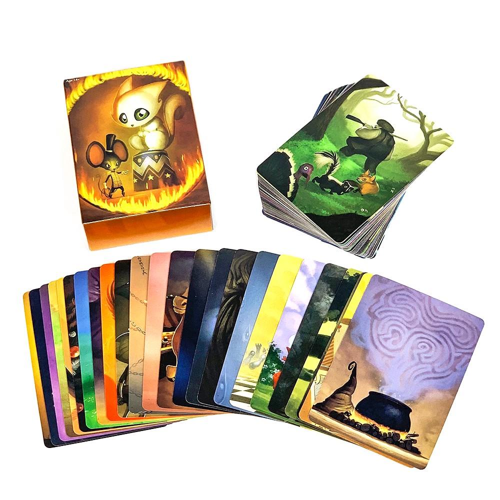 1 box pack, multiple styles, Chimeric Art Collection Cards, Secret Realm Gate-themed card game, Easter Valentine's Halloween Christmas Fantasy Night New Year's Eve Inspiration Party Card Game