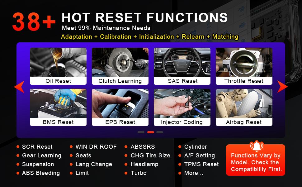 OTOFIX D1 Lite Car Bidirectional Scan Tool, Bluetooth OBD2 Scanner Diagnostic Tool, 2 Years Free Update, 38+ Services, CANFD & DoIP Protocols, All System Diagnoses, ABS Bleeding, Auto VIN