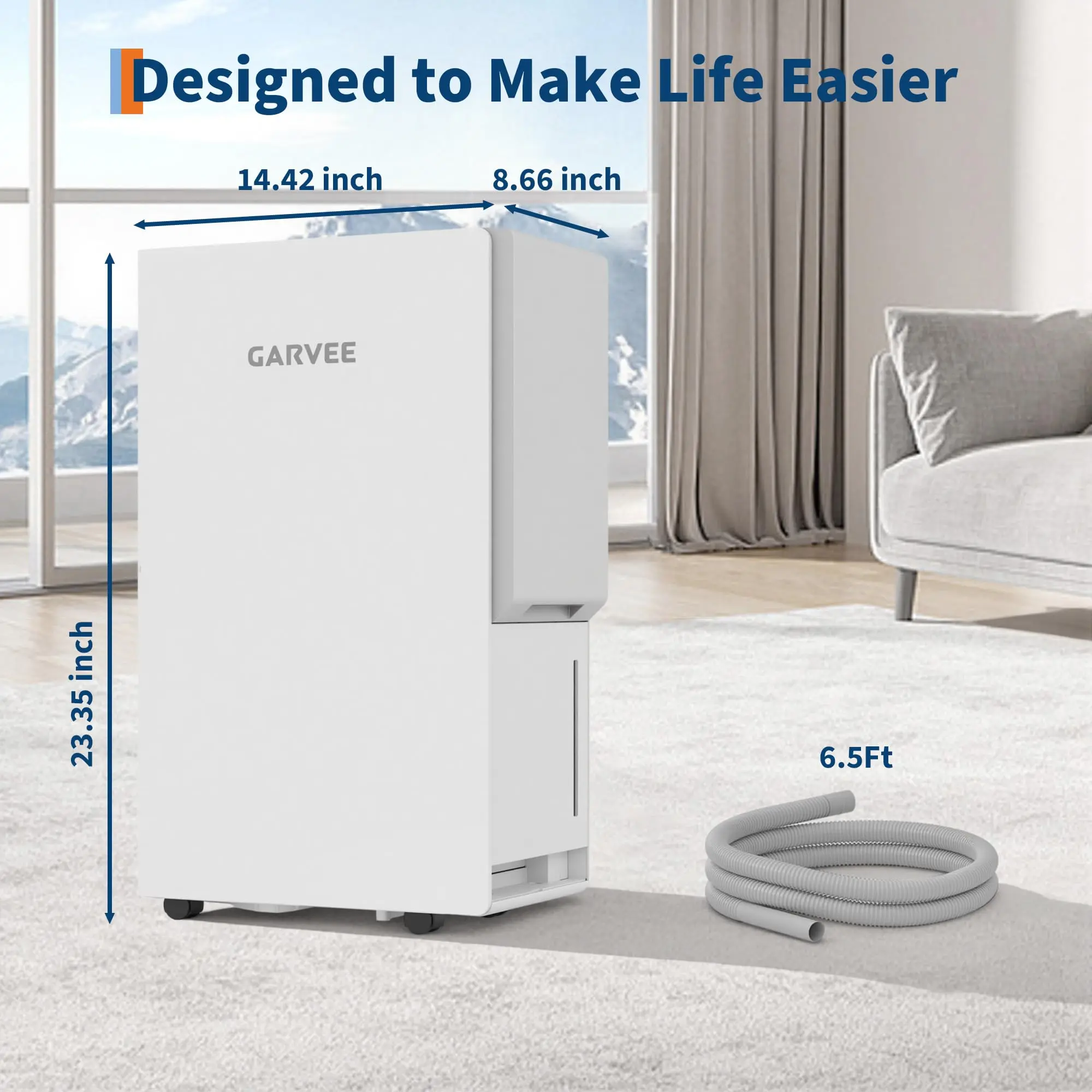 Household dehumidifier - 100 pint