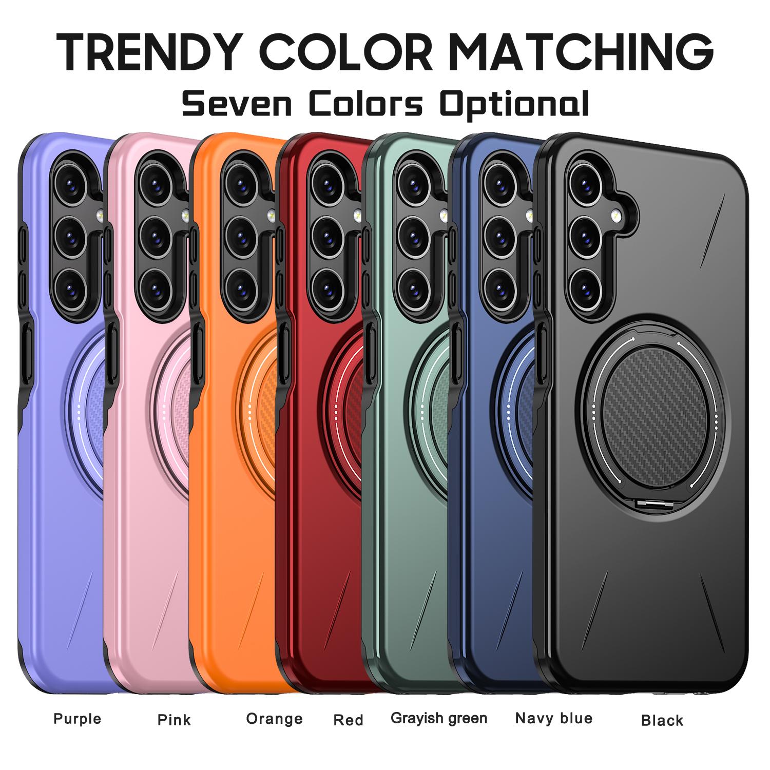 Magnetic Charging Phone Case for A25 5g, Protective Stand Holder, Durable Design, Perfect Fit, Essential Accessory for Daily Use