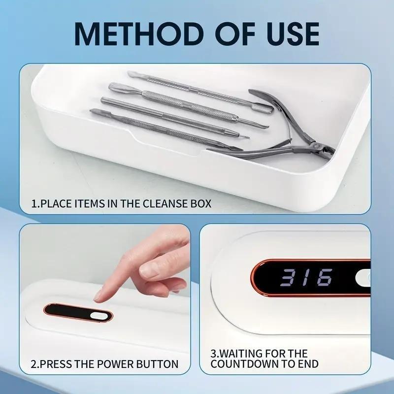 Portable UV Disinfector Box, Detachable UV Rod, Ideal for Phones, Cosmetics, Underwear, Compact and Lightweight, Essential Home Sanitizer