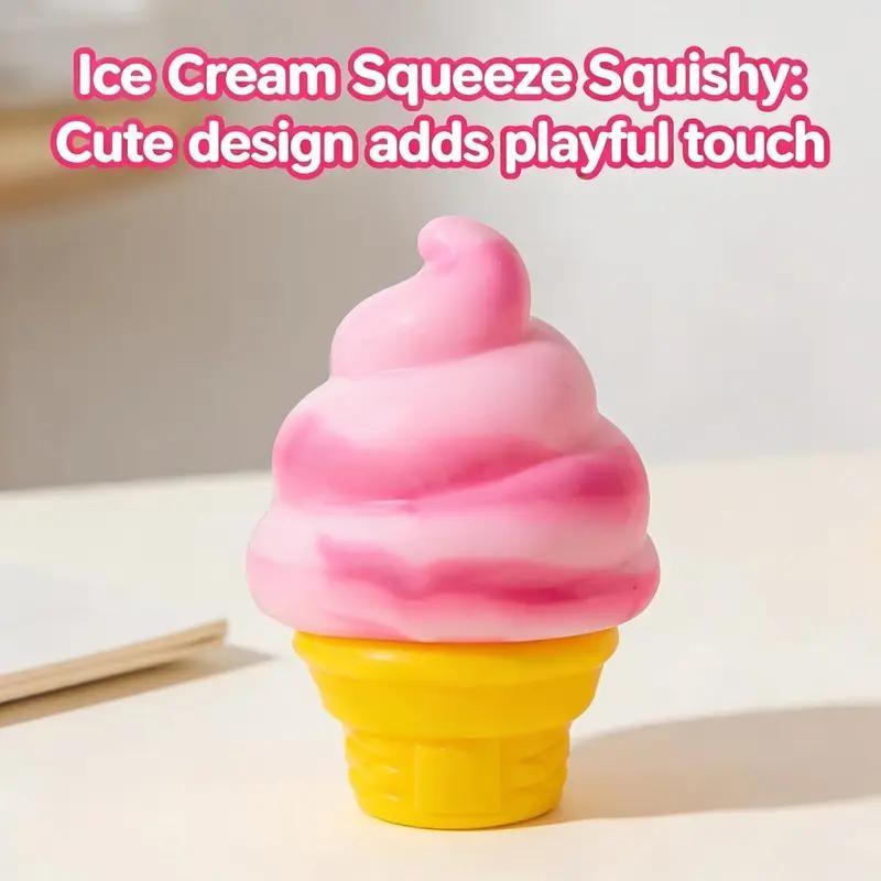 Machine translation · General field Ice Cream Squishy, a newly launched super soft sensory squeeze slowly rising stress relieving toy in 2026, Easter Basket provides fun toys to relieve anxiety