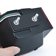 Nilight 2PCS Square LED Trailer Light Kit Low Profile Submersible IP68 LED Stop Turn Tail Side Marker License Light for 12V Utility Trailer Boat Camper RV Trucks Marine Snowmobile  dealsforyoudays