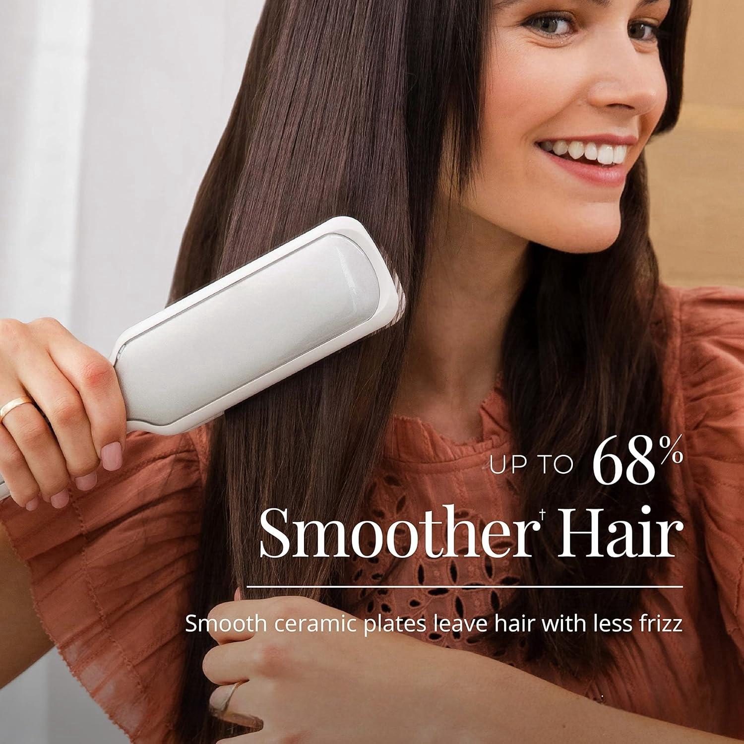 The 2 inch Hair Straightener Iron is a professional ceramic flat iron designed for hair styling. It's infused with argan oil and keratin, aiming to reduce frizz and make your hair shinier and smoot Therapy Comfort iscan portable results whimsical umbrella