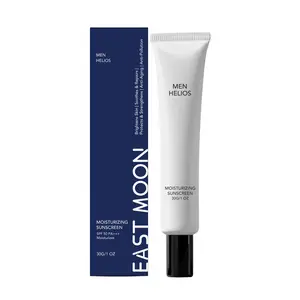 Men's Moisturizing Sunscreen Cream, Protects Facial Skin, Refreshing Summer SPF Lotion