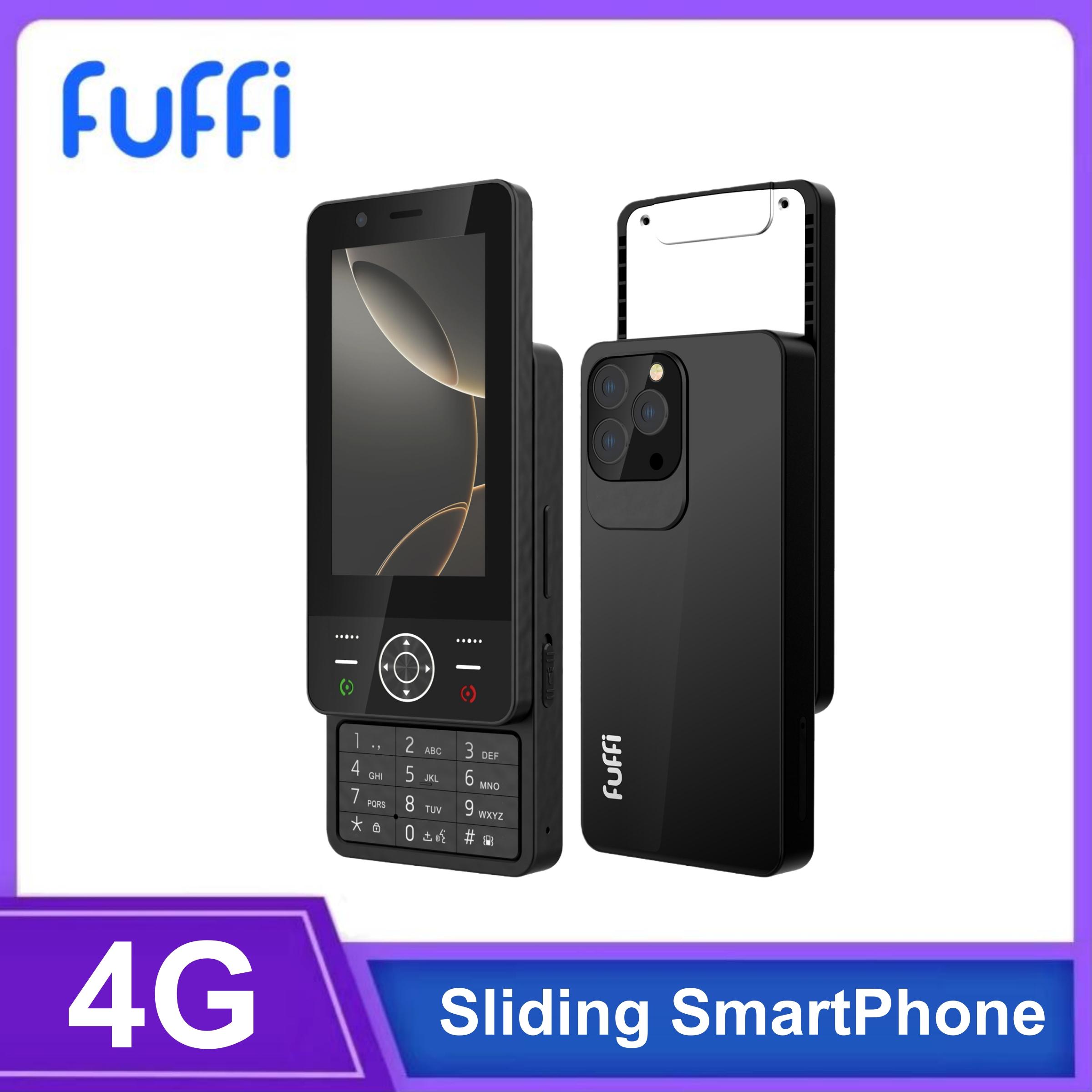 FUFFi-Sliding SmartPhone 4G Network, Mini 4.0 Inch Display, Dual Sim Card Slot, 2+16GB Storage, 2+2mp Camera, Ideal for Everyday Use