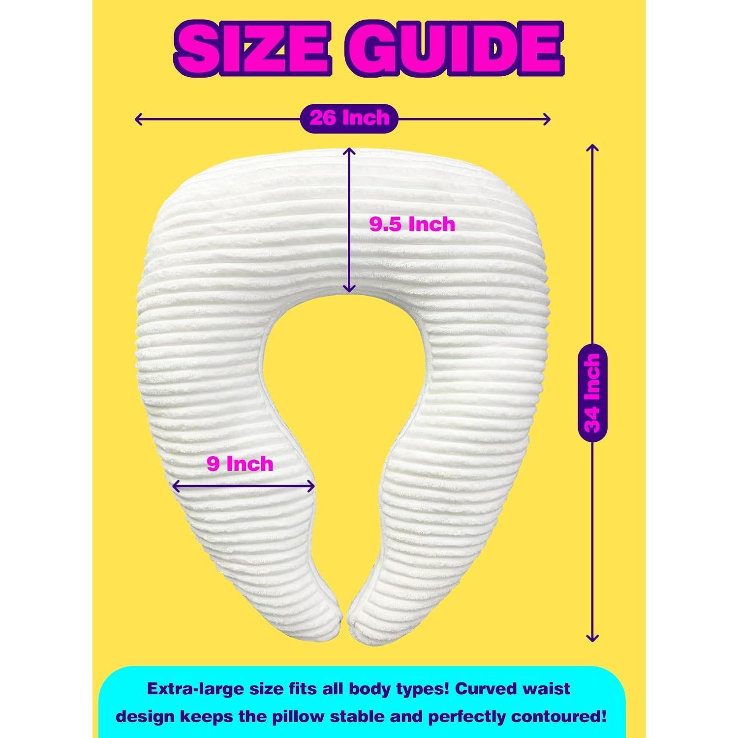 Gaming Crochet Pillow for Lap Support Lap Desk Pillow Setting in Bed or Sofa, U-Shaped Arm Pillows for Adults,Reading Pillow for Gaming, Working, Writing in Bed Couch Floor
