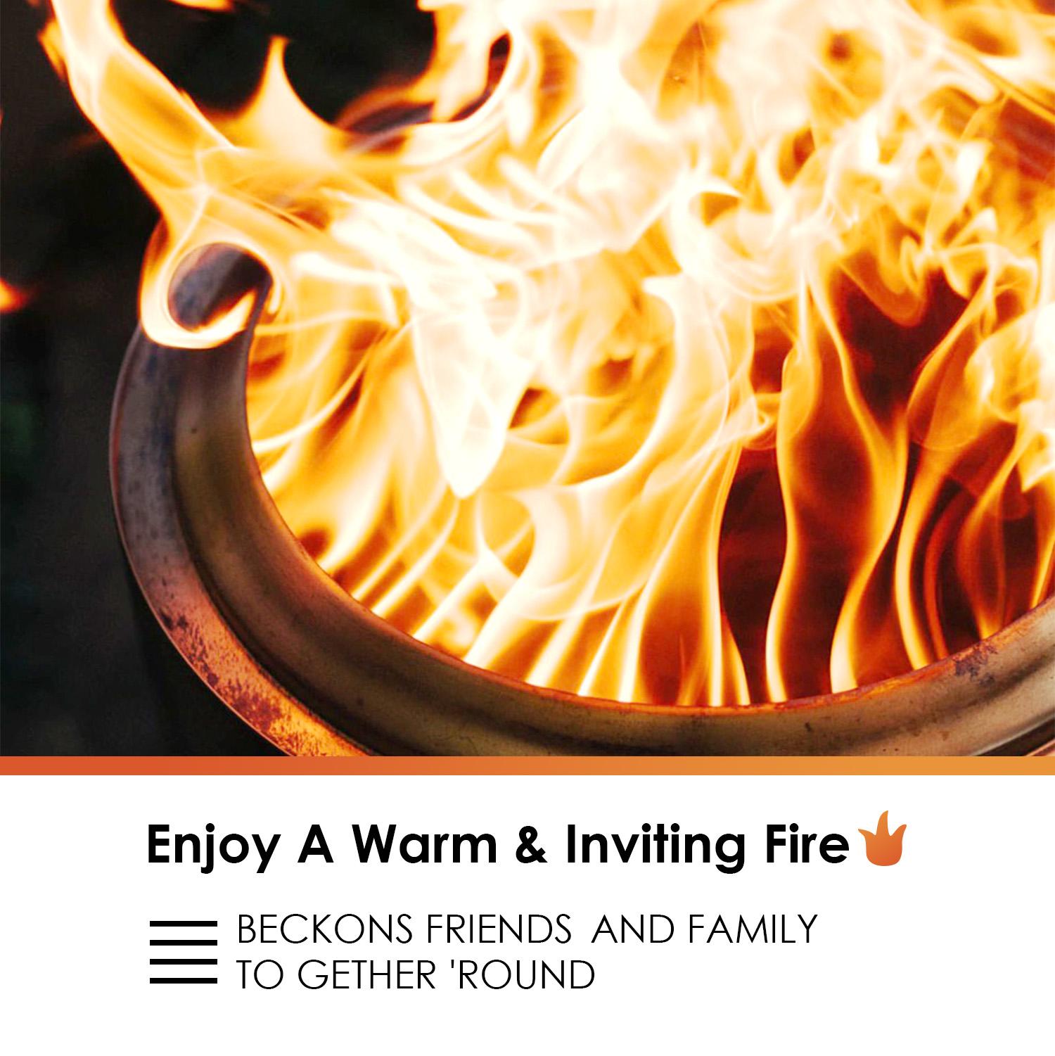 Fire Pit,Smokeless-Fire-Pit， 304 Stainless-Steel-Firepit ，Portable Outdoor Pits with Stand for Camping ，Bag & Sticks & Holders ，Solo Wood Burning Bonfire ，Low Smoke Stove