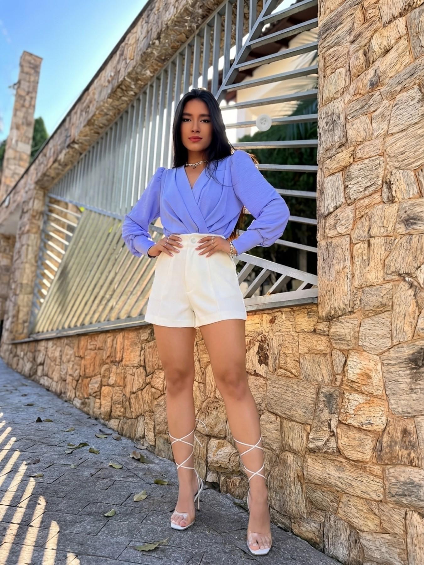 Elegant High Waist Paperbag Shorts for Women 2026, Fashion Pleated High Rise Casual Shorts, Chic Solid Color Tailored Shorts with Pockets, Versatile Office Workwear Streetwear, Trendy Slim Fit A Line Shorts, Perfect for Daily Wear Date Night Vacation Spri