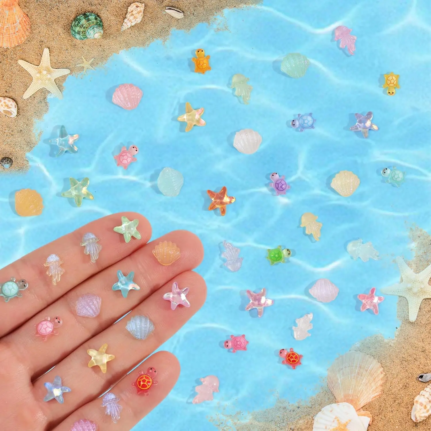 400pcs Mini Sea Models