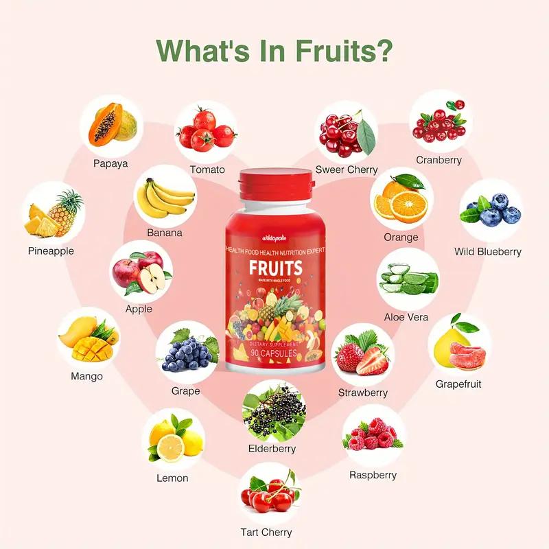 Wildopolis - Fruit and Vegetable Supplements, 100% Natural Fruit and Vegetable Vitamins, Vegetable and Fruit Supplements for Women, Men and Kids