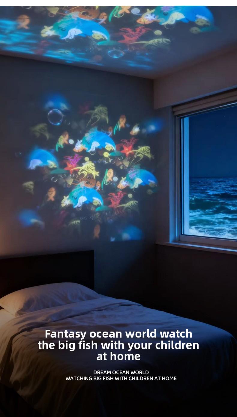 LED Projection Desk Lamp Snowman Christmas Pattern, Dynamic Rotating Holiday Decoration Light, Bedroom Room Atmosphere Laser Projector Gift, Bedroom Led Lights
