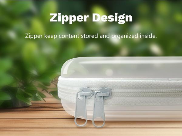 Clear Hard Shell Zippered Cases, Dustproof PVC Laces Closure Storage Bins, Waterproof Cosmetic & Toiletry Storage Bags, Travel Makeup Brush Case, Storage Organizer Set for Bead & Small Objects, Multi-Functional Portable Travel Organizer, Travel Mate